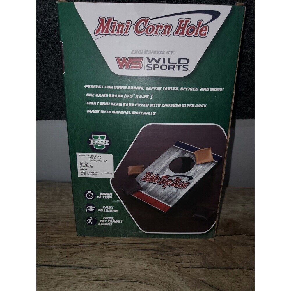 table top mini cornhole Game